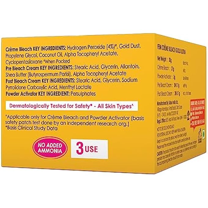 fem OXYLIFE GOLD ULTRA CREAM BLEACH, 30G - Image 4